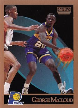 #116 George McCloud - Indiana Pacers - 1990-91 SkyBox Basketball