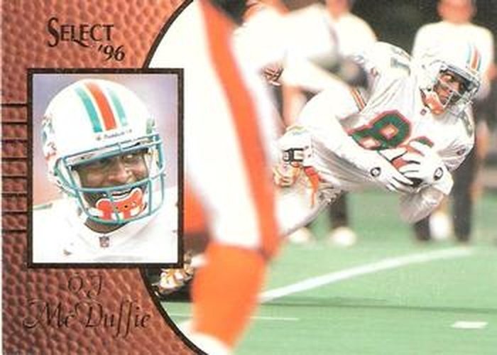 #117 O.J. McDuffie - Miami Dolphins - 1996 Select Football