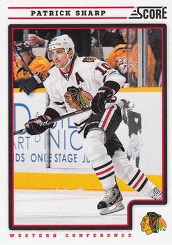 #117 Patrick Sharp - Chicago Blackhawks - 2012-13 Score Hockey