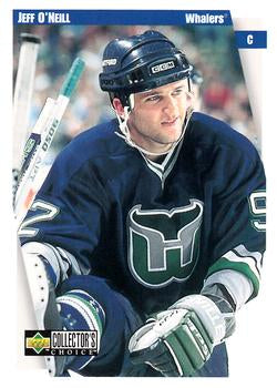 #117 Jeff O'Neill - Hartford Whalers - 1997-98 Collector's Choice Hockey