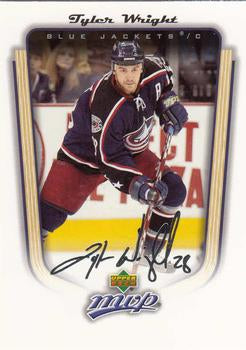 #117 Tyler Wright - Columbus Blue Jackets - 2005-06 Upper Deck MVP Hockey