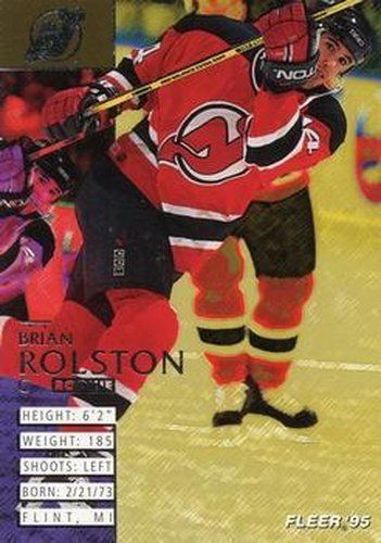 #117 Brian Rolston - New Jersey Devils - 1994-95 Fleer Hockey