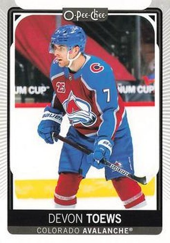 #117 Devon Toews - Colorado Avalanche - 2021-22 O-Pee-Chee Hockey