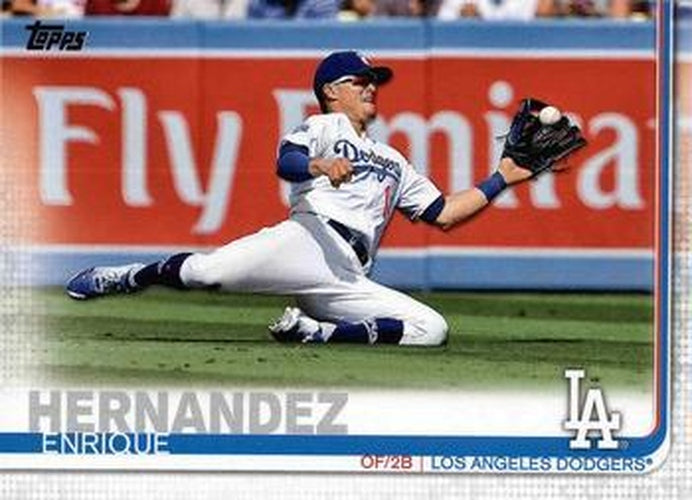 #117 Enrique Hernandez - Los Angeles Dodgers - 2019 Topps Baseball
