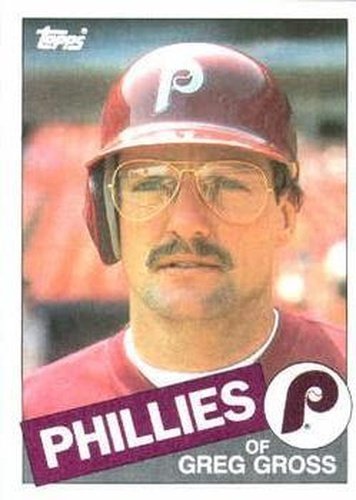 #117 Greg Gross - Philadelphia Phillies - 1985 Topps Baseball