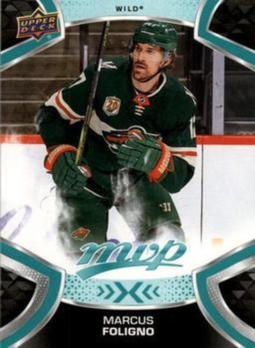 #117 Marcus Foligno - Minnesota Wild - 2021-22 Upper Deck MVP Hockey