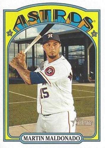 #117 Martin Maldonado - Houston Astros - 2021 Topps Heritage Baseball