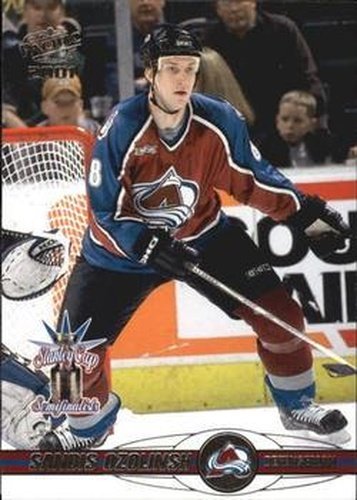 #117 Sandis Ozolinsh - Colorado Avalanche - 2000-01 Pacific Hockey