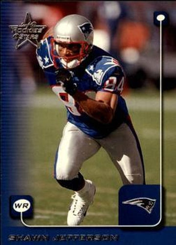 #117 Shawn Jefferson - New England Patriots - 1999 Leaf Rookies & Stars Football