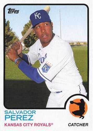 #117 Salvador Perez - Kansas City Royals - 2021 Topps Archives Baseball