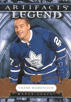 #117 Frank Mahovlich - Toronto Maple Leafs - 2009-10 Upper Deck Artifacts Hockey
