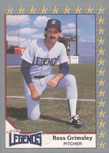 #117 Ross Grimsley - St. Lucie Legends - 1990 Pacific Senior League Baseball