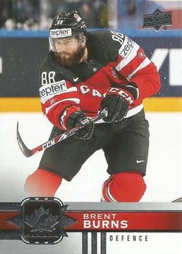 #117 Brent Burns - Canada - 2017-18 Upper Deck Canadian Tire Team Canada Hockey