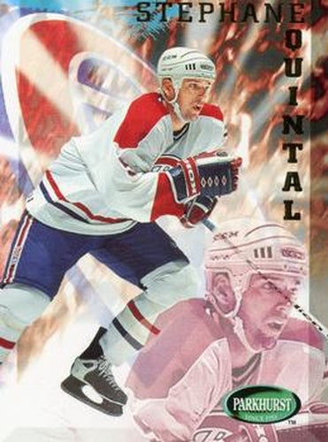 #117 Stephane Quintal - Montreal Canadiens - 1995-96 Parkhurst International Hockey