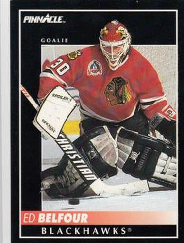#118 Ed Belfour - Chicago Blackhawks - 1992-93 Pinnacle Canadian Hockey