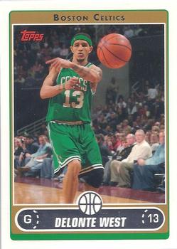 #118 Delonte West - Boston Celtics - 2006-07 Topps Basketball