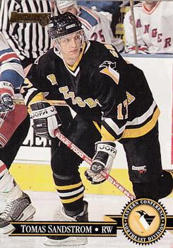 #118 Tomas Sandstrom - Pittsburgh Penguins - 1995-96 Donruss Hockey
