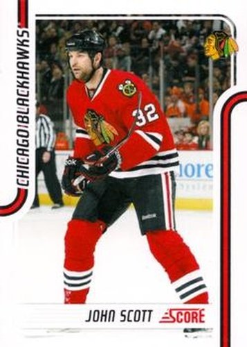 #118 John Scott - Chicago Blackhawks - 2011-12 Score Hockey