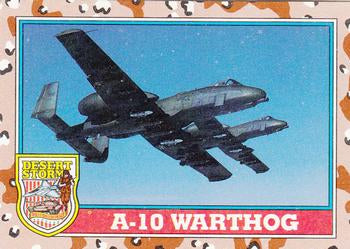 #118 A-10 Warthog - 1991 Topps Desert Storm