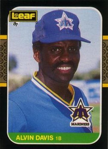 #118 Alvin Davis - Seattle Mariners - 1987 Leaf Baseball