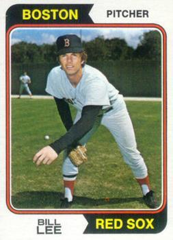 #118 Bill Lee - Boston Red Sox - 1974 Topps Baseball