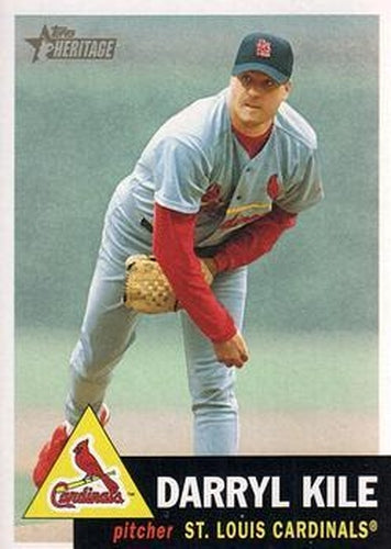 #118 Darryl Kile - St. Louis Cardinals - 2002 Topps Heritage Baseball