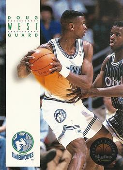 #118 Doug West - Minnesota Timberwolves - 1993-94 SkyBox Premium Basketball