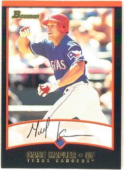 #118 Gabe Kapler - Texas Rangers - 2001 Bowman Baseball