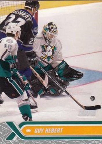 #118 Guy Hebert - Anaheim Mighty Ducks - 2000-01 Stadium Club Hockey