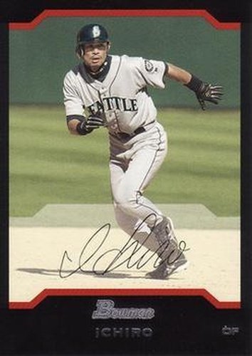 #118 Ichiro - Seattle Mariners - 2004 Bowman Baseball