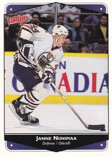 #118 Janne Niinimaa - Edmonton Oilers - 1999-00 Upper Deck Victory Hockey