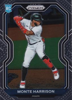 #118 Monte Harrison - Miami Marlins - 2021 Panini Prizm Baseball