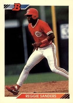 #118 Reggie Sanders - Cincinnati Reds - 1992 Bowman Baseball