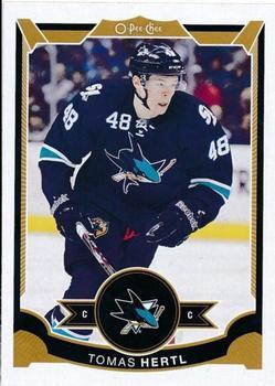 #118 Tomas Hertl - San Jose Sharks - 2015-16 O-Pee-Chee Hockey