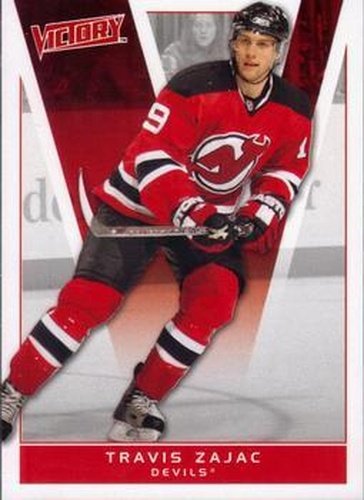 #118 Travis Zajac - New Jersey Devils - 2010-11 Upper Deck Victory Hockey