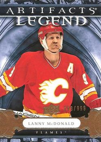 #118 Lanny McDonald - Calgary Flames - 2009-10 Upper Deck Artifacts Hockey