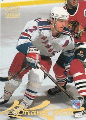 #118 Brian Leetch - New York Rangers - 1997-98 Pacific Paramount Hockey