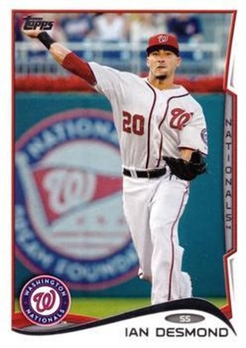 #118b Ian Desmond - Washington Nationals - 2014 Topps Baseball