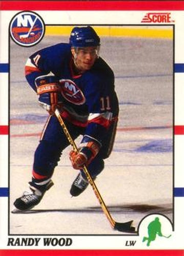 #119 Randy Wood - New York Islanders - 1990-91 Score Canadian Hockey