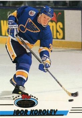 #119 Igor Korolev - St. Louis Blues - 1993-94 Stadium Club Hockey
