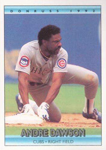 #119 Andre Dawson - Chicago Cubs - 1992 Donruss Baseball