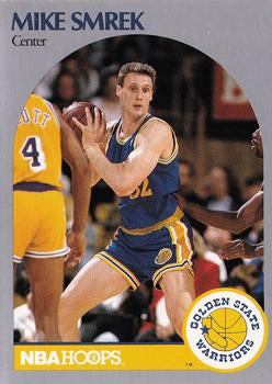 #119 Mike Smrek - Golden State Warriors - 1990-91 Hoops Basketball