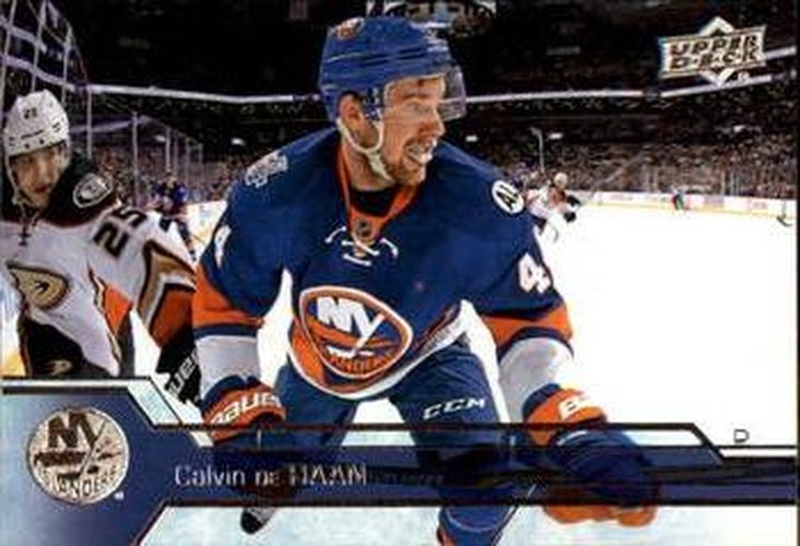 #119 Calvin de Haan - New York Islanders - 2016-17 Upper Deck Hockey