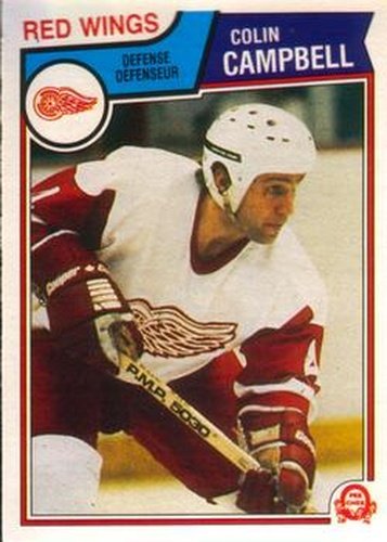 #119 Colin Campbell - Detroit Red Wings - 1983-84 O-Pee-Chee Hockey