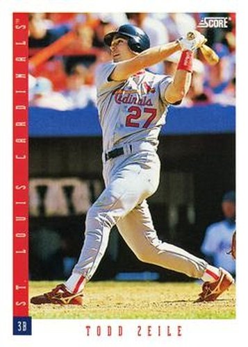 #119 Todd Zeile - St. Louis Cardinals - 1993 Score Baseball