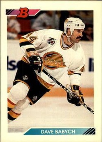 #119 Dave Babych - Vancouver Canucks - 1992-93 Bowman Hockey