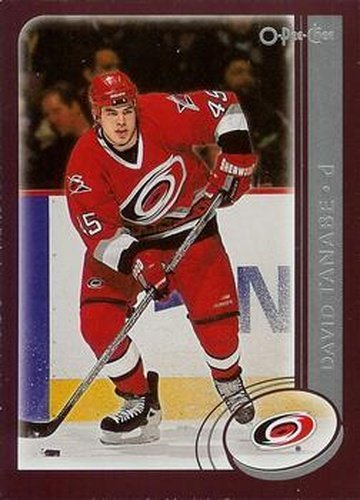 #119 David Tanabe - Carolina Hurricanes - 2002-03 O-Pee-Chee Hockey