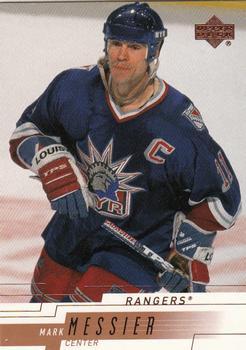 #119 Mark Messier - New York Rangers - 2000-01 Upper Deck Hockey