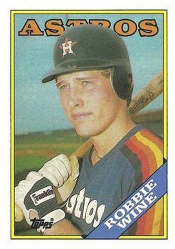 #119 Robbie Wine - Houston Astros - 1988 Topps Baseball