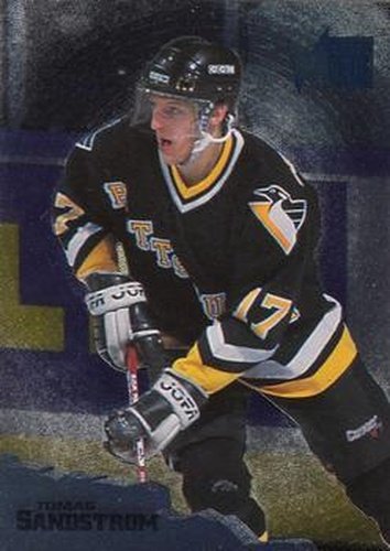 #119 Tomas Sandstrom - Pittsburgh Penguins - 1995-96 Metal Hockey